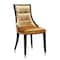 Manhattan Comfort Fifth Avenue Velvet Dining Chair (Set of Two) in Antique Gold and Walnut DC008-AG - alternate 2